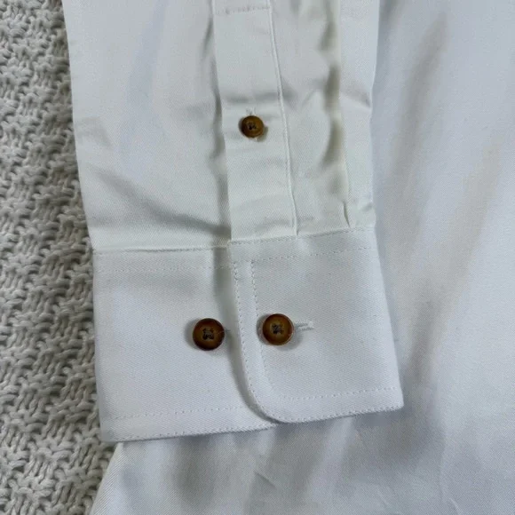 NEW Ariat Men's White Button Down Shirt w Logo Accents DISCONTINUED MODEL Sz S - Picture 7 of 16